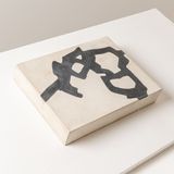 Marble with lead inlay by Eduardo Chillida contemporary artwork sculpture