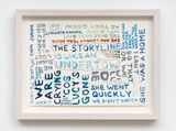 Savaging the Sea 30 by Nina Katchadourian contemporary artwork painting works on paper