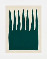 Ab ovo. Green palm by Adelaide Cioni contemporary artwork textile