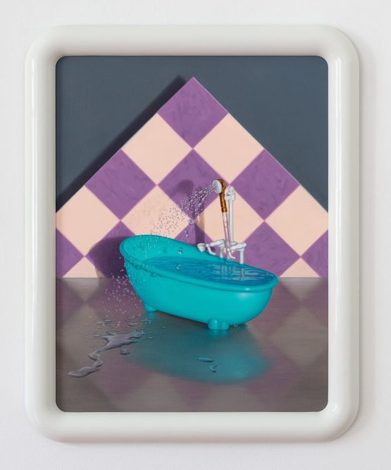 Electric Spray Tub by Emily Hartley-Skudder contemporary artwork Painting