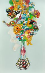 How to Measure Life I Bubble Diagram by Indieguerillas contemporary artwork painting