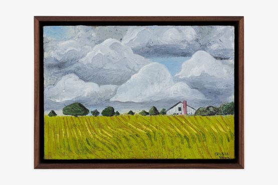 Ohio Landscape by Clare Rojas contemporary artwork Painting