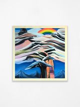 Dancing under the canopy of all that slips away by Liane Chu contemporary artwork painting