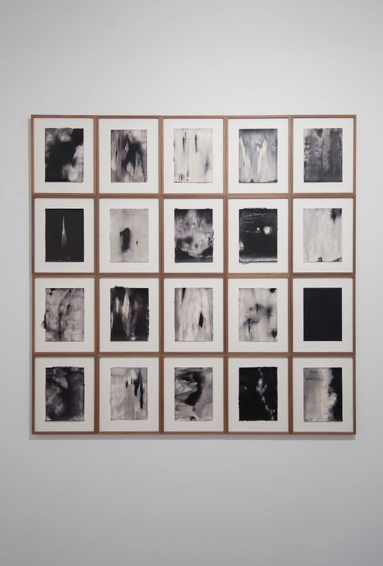 Thoughts on falling XI-XL by Alexandra Karakashian contemporary artwork Works on Paper