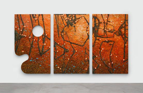 Autumn Arrows by Guan Xiao contemporary artwork Painting