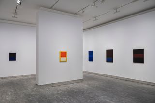Contemporary art exhibition Mark Rothko 1968 Clearing Away at Pace Gallery London United Kingdom