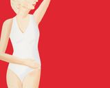 Coca-Cola Girl 4 - Ed. 1960 by Alex Katz contemporary artwork print