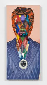 Proper Fit by Jeff Sonhouse contemporary artwork mixed media painting