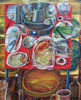 Reunion by Alvin Ong contemporary artwork painting