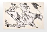 back chat in two parts by Tom Polo contemporary artwork painting