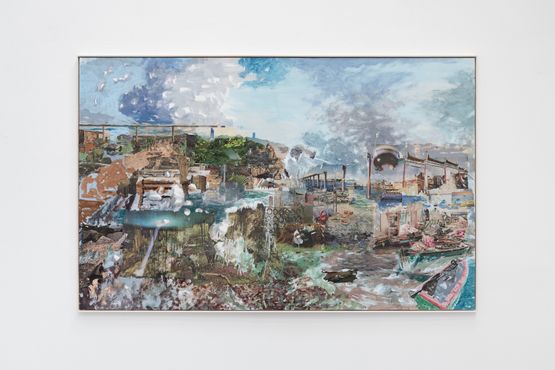 All the hours youre sent to by Tony Swain contemporary artwork Painting