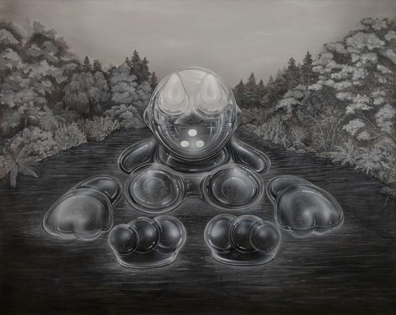 Bound Freedom by Tos Suntos contemporary artwork Painting