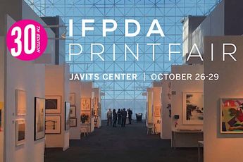 Contemporary art exhibition IFPDA 2023 at Galerie Lelong  Co. New York United States