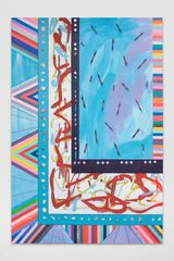 sky and sea by Sarah Cain contemporary artwork mixed media
