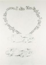 the lighter i get.... by Sudarshan Shetty contemporary artwork drawing works on paper