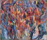 Sirens Sea I by Sabine Moritz contemporary artwork painting