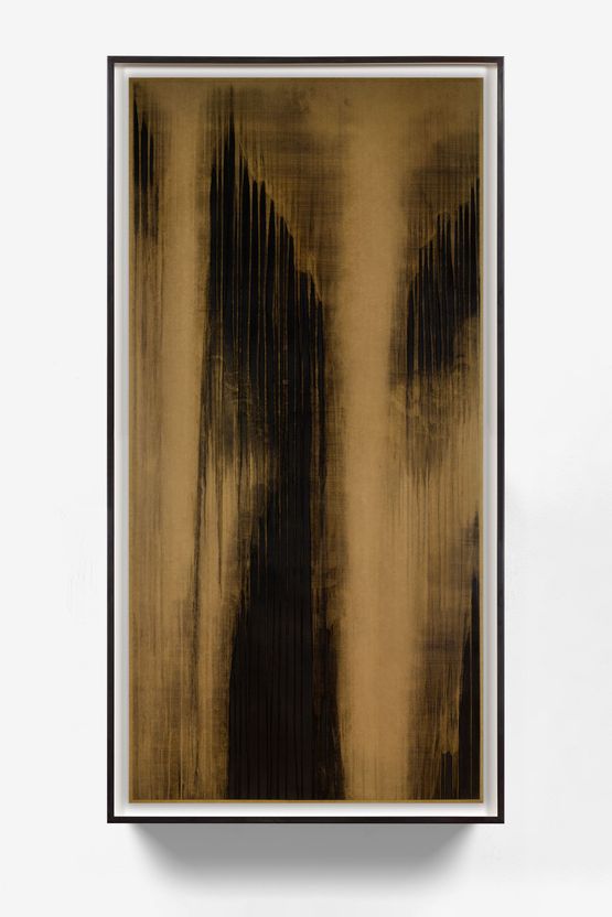Untitled from the Cento Series by Callum Innes contemporary artwork Painting