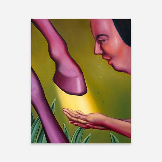 Anunciacion by Ivana De Vivanco contemporary artwork Painting