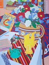 Still Life with Books II by Michal Korman contemporary artwork painting