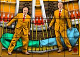 SAC LOVE by Gilbert  George contemporary artwork mixed media