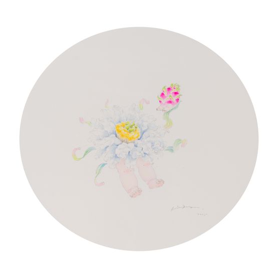 My Little Sunshine by Pin-Tong Huang contemporary artwork Works on Paper