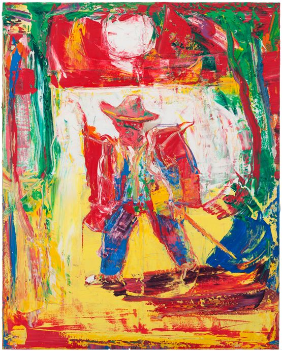 Van Gogh in the Sun - White Light by Yin Zhaoyang contemporary artwork Painting