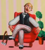 I can solve your problem by Yang Jingzhou contemporary artwork painting