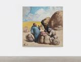 Fight the Landlord by Wang Xingwei contemporary artwork painting works on paper