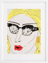 Woman in Milan 0 by Huang Hai-Hsin contemporary artwork drawing works on paper