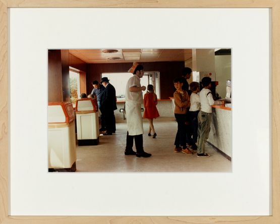 First Day Opening of Highway Restaurant Jersey City New Jersey by Dan Graham contemporary artwork Photography