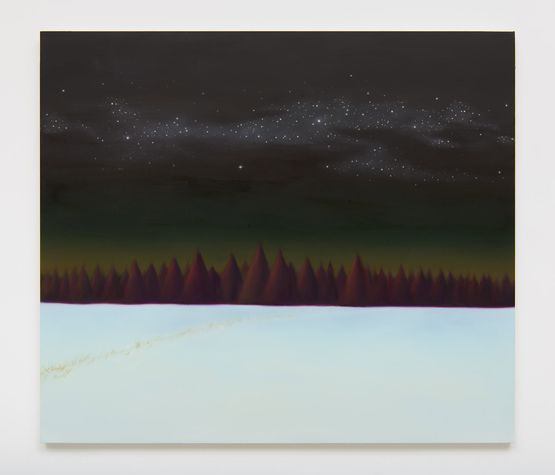 Path in the Snow by Sarah Lee contemporary artwork Painting