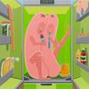 The Anywhere Fridge Door to the Arctic by Eugene Lun contemporary artwork Painting