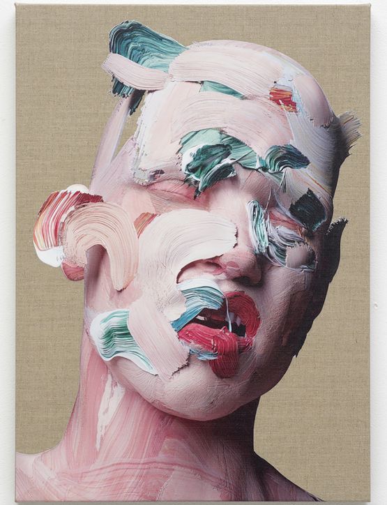 Lover World Portrait by Matthew Stone contemporary artwork Painting