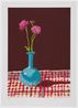 28th February 2021 Roses in a Blue Vase by David Hockney contemporary artwork Painting