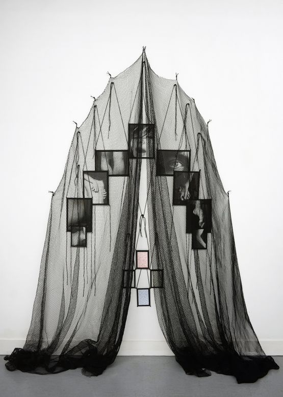 Mes Voeux sous filets K by Annette Messager contemporary artwork Sculpture