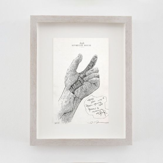 Survetta House St. Moritz Marble Arm with the Broken Opening by Daniel Arsham contemporary artwork Works on Paper