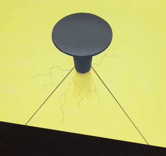 Hanging by Tomasz Krecicki contemporary artwork Painting