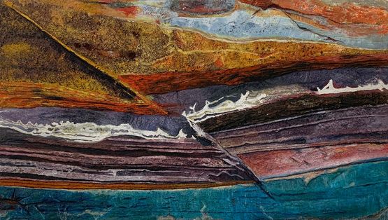 Earth V by Tamara Haddad contemporary artwork Mixed Media
