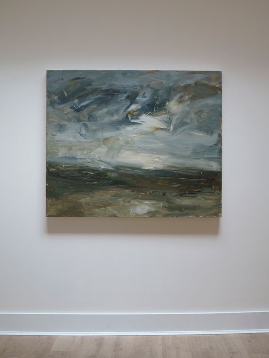 From the Hill Carn Brea by Louise Balaam contemporary artwork Painting