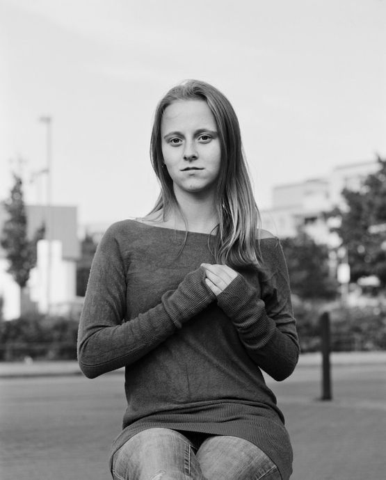 Monalisen der Vorstadte Angelique Berlin by Ute  Werner Mahler contemporary artwork Photography