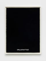 Pills Rattle by Gardar Eide Einarsson contemporary artwork works on paper