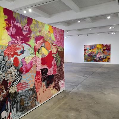 Rachel Joness Paintings Punctuate Chisenhale Gallery Programming