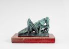 Portrait of the artist as a young man by Johan Creten contemporary artwork Sculpture