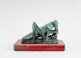 Portrait of the artist as a young man by Johan Creten contemporary artwork sculpture