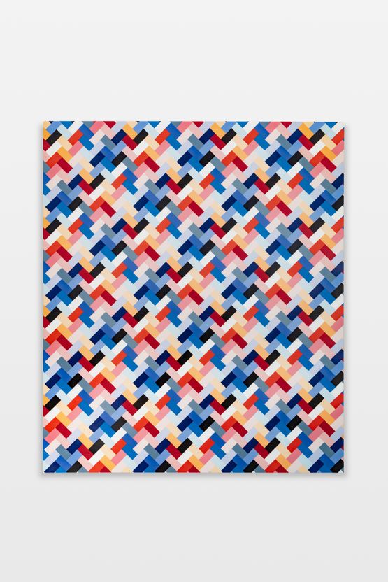 Petate No. 20 dieciseis colores para Charlotte by Paul Muguet contemporary artwork Painting