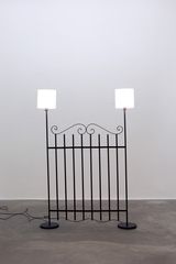 Home Sweet Electric Fence by Andy Fitz contemporary artwork sculpture