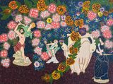 Mythological Tableau Line of Sight I by Laura Williams contemporary artwork painting