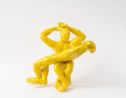 yellow embrace no. III by Andrew Lord contemporary artwork Sculpture