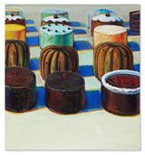 Various Cakes by Wayne Thiebaud contemporary artwork painting
