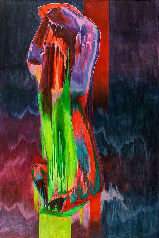 Reflection without the mirror by Chi Peng contemporary artwork Painting
